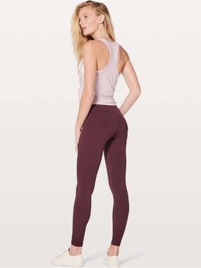 Lululemon Align Pant *Full Length 28" Maroon Size 2